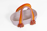 SMALL Cotton hamper basket with handles SMALL Cotton hamper basket with handles