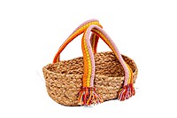SMALL Cotton hamper basket with handles SMALL Cotton hamper basket with handles