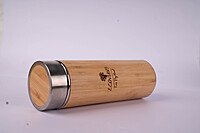 Bamboo 500ml Water Bottle | Thermos Bamboo Flask | Hot & Cold | Unique & Stylish Bottle for Office Gym Travel Bamboo 500ml Water Bottle | Thermos Bamboo Flask | Hot & Cold | Unique & Stylish Bottle for Office Gym Travel