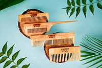 Neem Wood Pin Tail Comb for Hair Growth for Men & Women | Antidandruff | Anti-bacterial |Detangling | 100% Natural Eco-Friendly Neem Wood Pin Tail Comb for Hair Growth for Men & Women | Antidandruff | Anti-bacterial |Detangling | 100% Natural Eco-Friendly